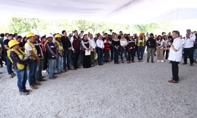 Julio Menchaca supervisa obras y anuncia nuevas inversiones para Progreso de Obregón