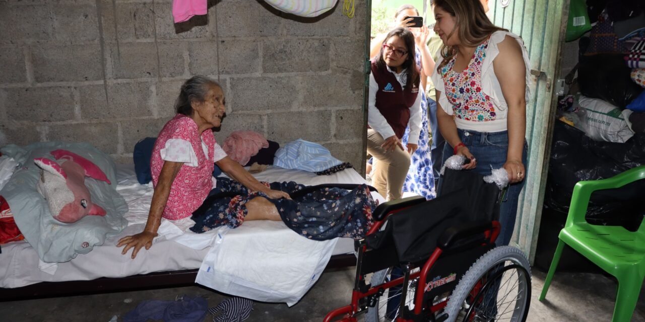 Apoyos funcionales y atención médica especializada para las familias de Huehuetla
