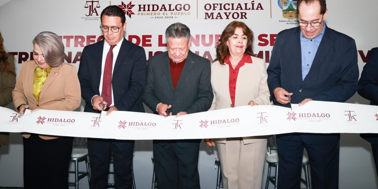 Menchaca Salazar entrega nuevas instalaciones al Tribunal de Justicia Administrativa