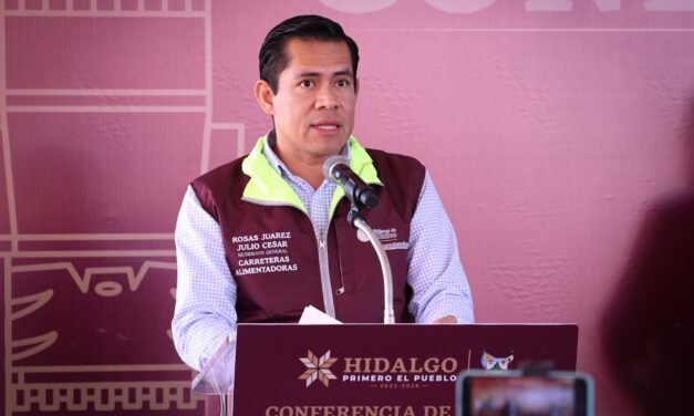 Rehabilita el Centro Hidalgo de la SICT carreteras, caminos y puentes, tras las afectaciones de las lluvias recientes