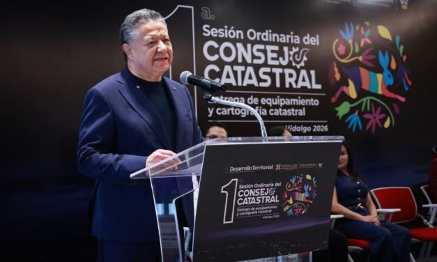 Julio Menchaca apuesta por modernización catastral en Hidalgo