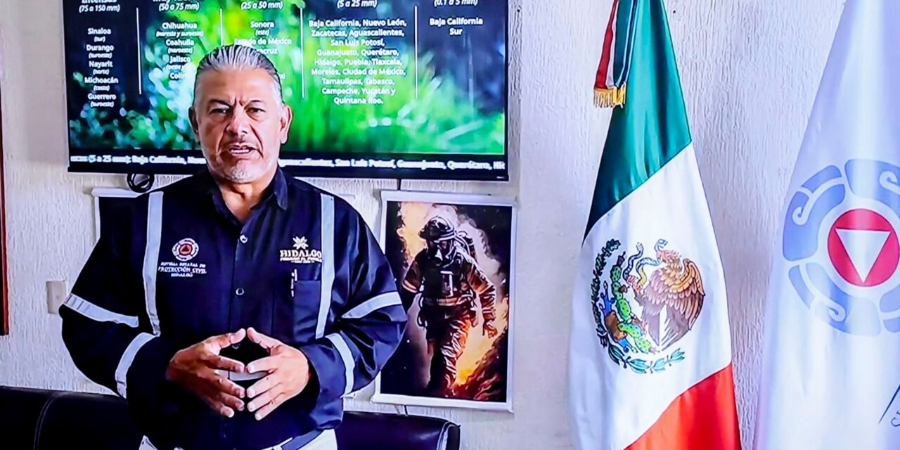 Gobierno de Hidalgo fortalece acciones preventivas ante los efectos del cambio climático