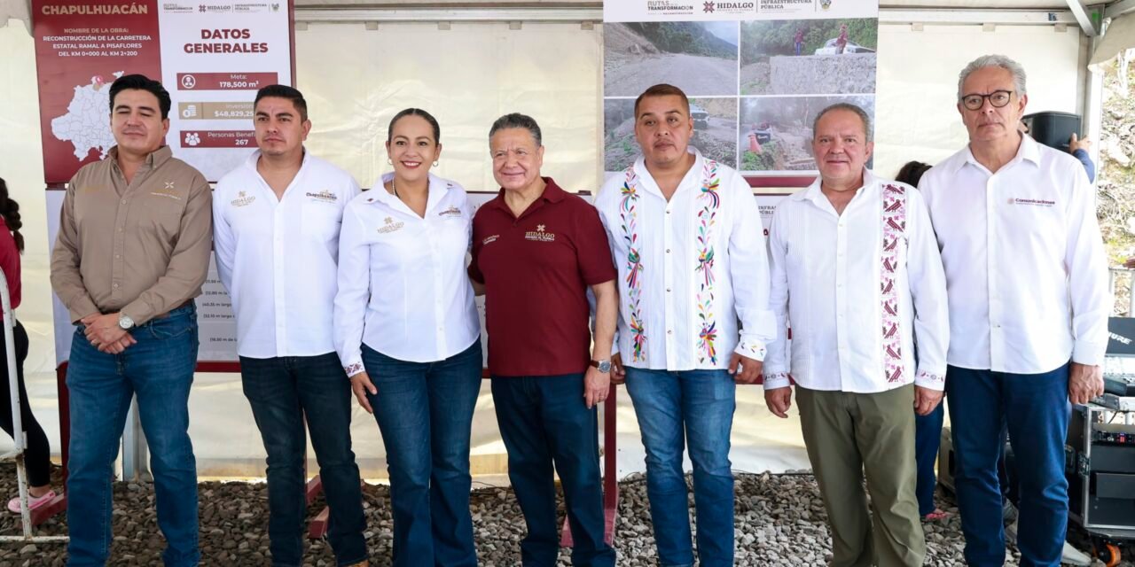 Julio Menchaca arranca las Rutas de la Reconstrucción en la Sierra Gorda hidalguense