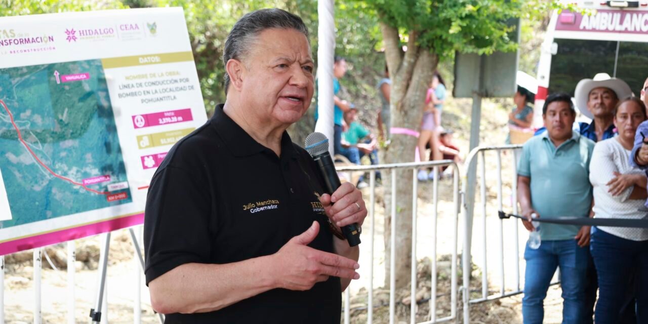 Sin adquirir deuda, gobierno de Hidalgo enfrenta afectaciones por vaguada monzónica