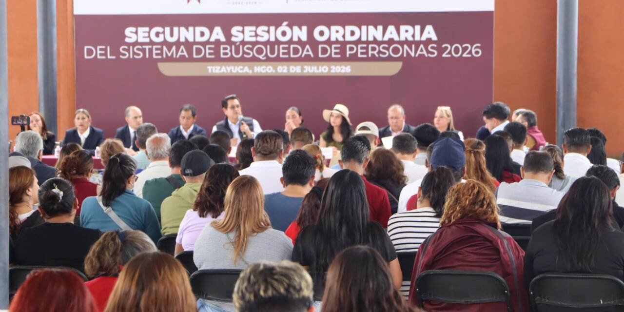 Hidalgo fortalece la coordinación y las acciones preventivas en materia de búsqueda de personas