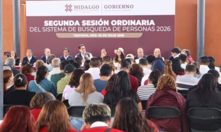 Hidalgo fortalece la coordinación y las acciones preventivas en materia de búsqueda de personas