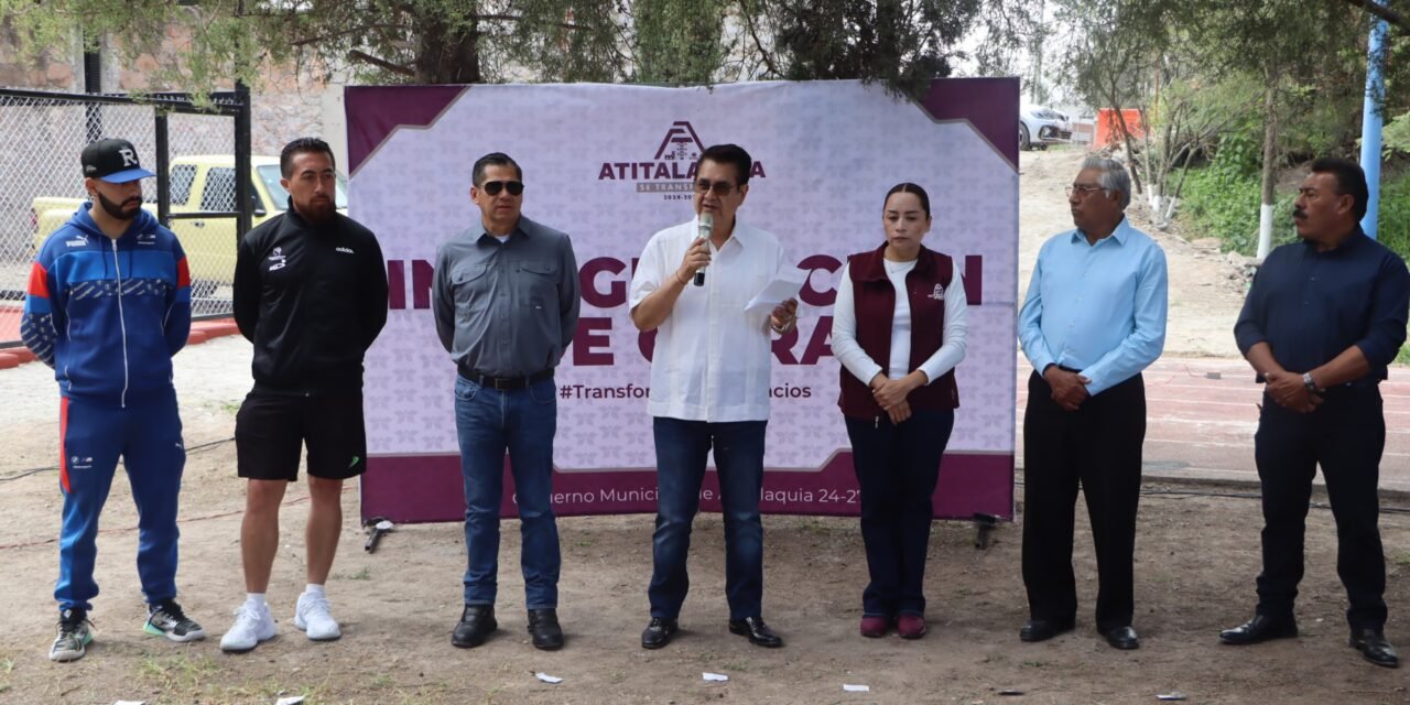 Nueva cancha de frontón en Atitalaquia impulsa el deporte y fortalece la convivencia social