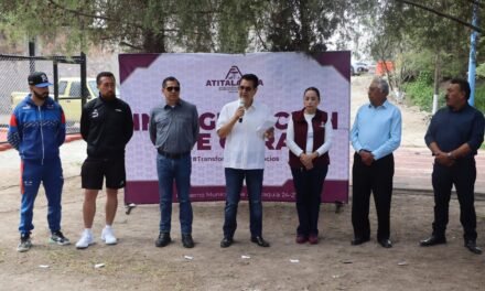 Nueva cancha de frontón en Atitalaquia impulsa el deporte y fortalece la convivencia social