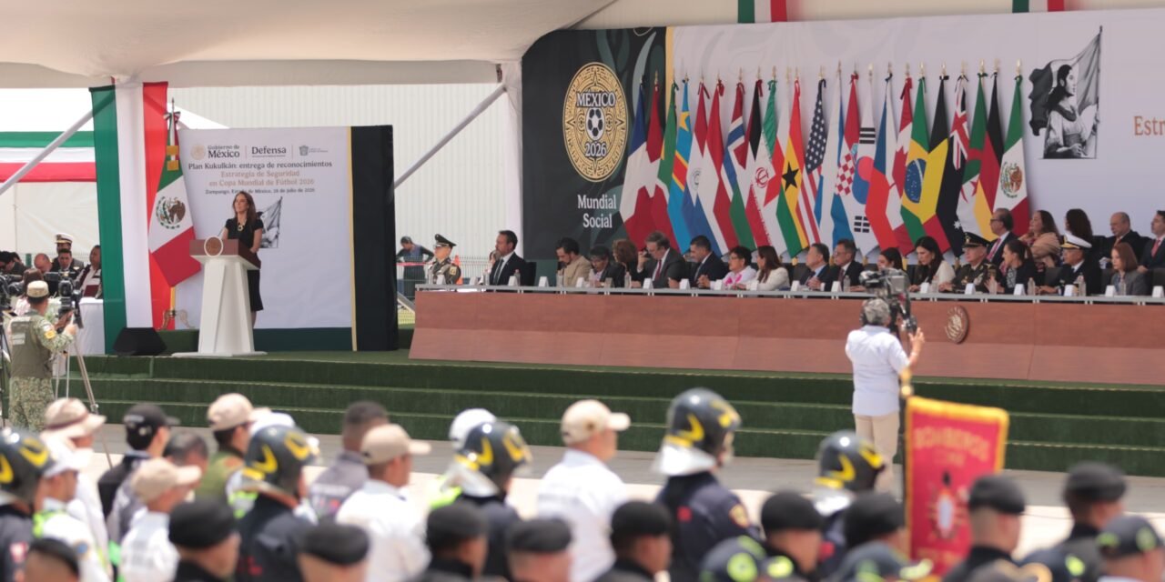 Reconocen esfuerzo nacional durante Mundial de Futbol 2026