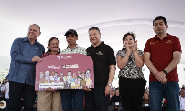 Menchaca Salazar favorece desarrollo de Metztitlán con más de 212 millones de pesos para infraestructura