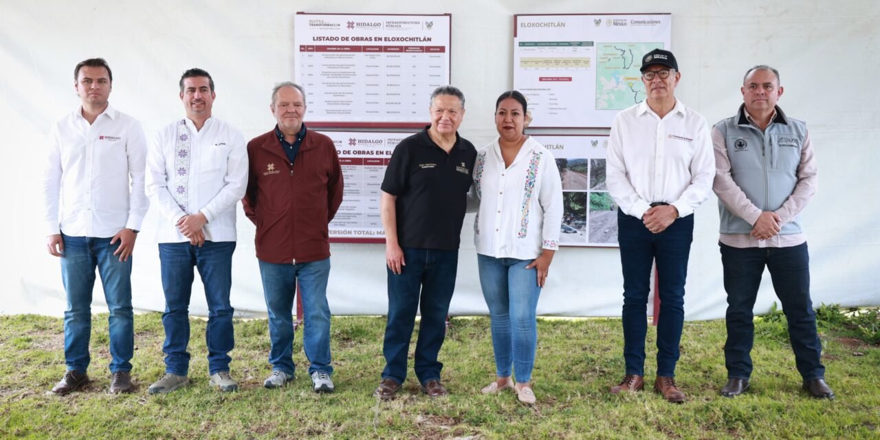 Menchaca Salazar regresa a Eloxochitlán con las Rutas para la Reconstrucción