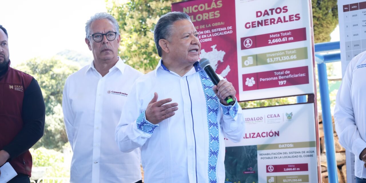 Gobiernos de Hidalgo y de México aplican más de 326 millones de pesos para Nicolás Flores           