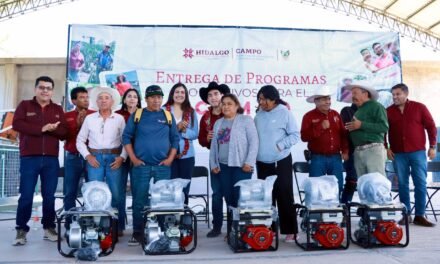 Gobierno de Hidalgo impulsa al campo con entrega de apoyos agropecuarios en el Cardonal y Tecozautla