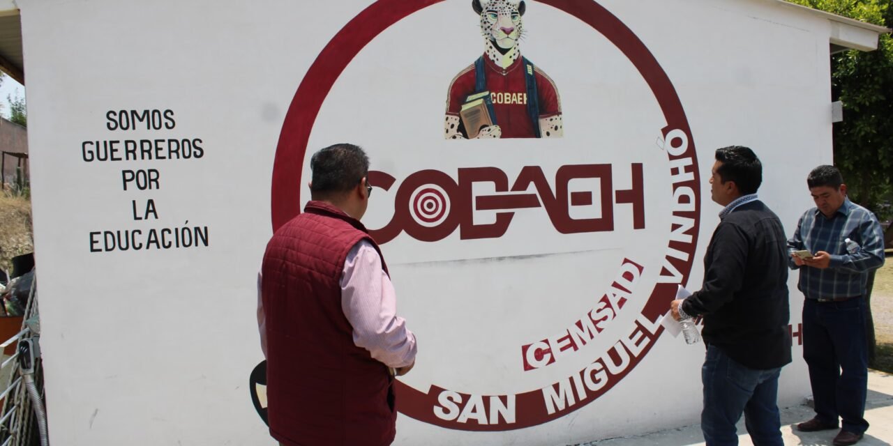 Cobaeh proyecta nuevos planteles y mejoras en infraestructura educativa
