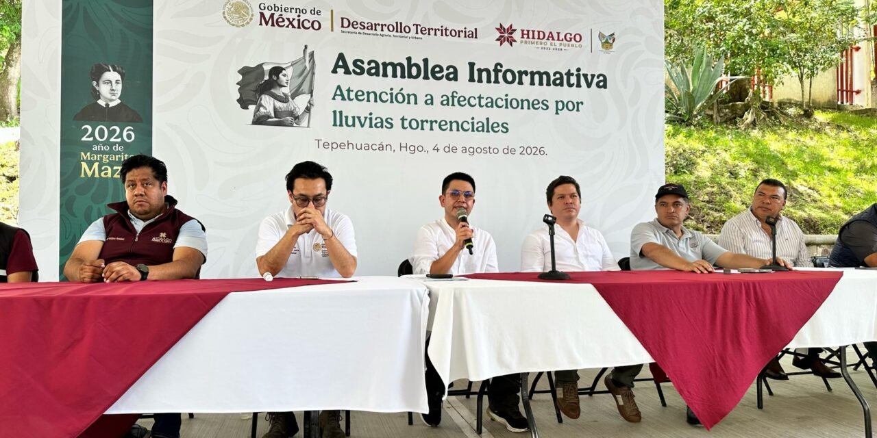 Asambleas Informativas para la Relocalización llegan a la Sierra de Hidalgo