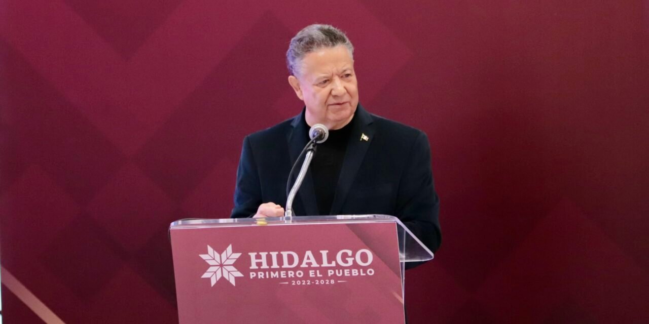 Menchaca Salazar anticipa dos años con más obra pública y programas sociales en Hidalgo