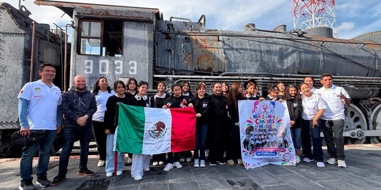 Niñas y Niños Cantores de Hidalgo representarán a México en el Festival Internacional Corearte Colombia 2026
