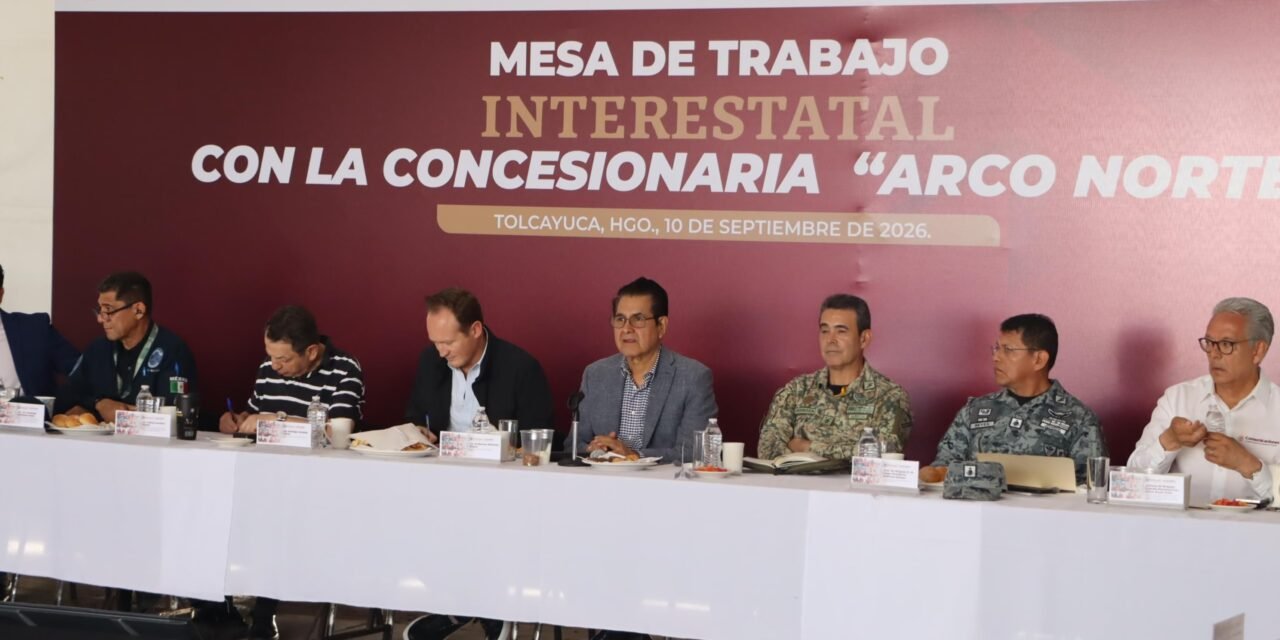 Gobierno de Hidalgo refuerza coordinación interestatal para mantener la seguridad en la Autopista Arco Norte