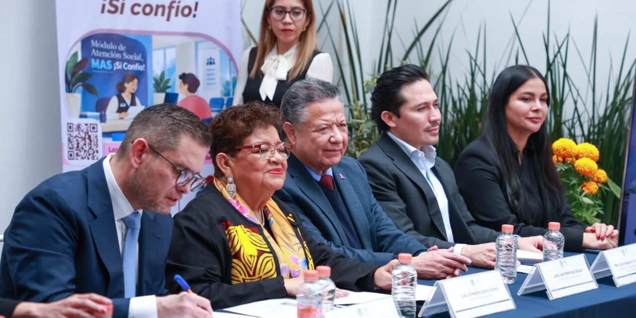 Ernestina Godoy y Julio Menchaca inauguran los Módulos de Atención Social ¡Sí Confío! de la FGR