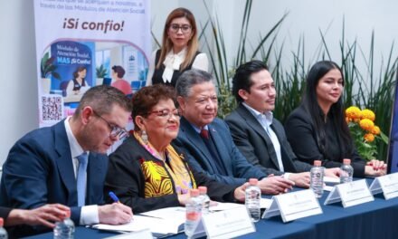 Ernestina Godoy y Julio Menchaca inauguran los Módulos de Atención Social ¡Sí Confío! de la FGR